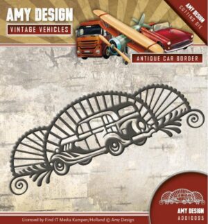 Snijmal - Amy Design - Vintage Vehicles: Antique Car Border - ADD10095