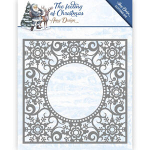 Snijmal - Amy Design - The Feeling Of Christmas: Ice Crystal Frame - ADD10109
