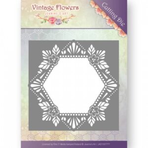 Snijmal - Jeanine's Art - Vintage Flowers: Floral Hexagon - JAD10031