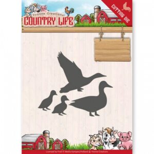 Snijmal - Yvonne Creations - Country Life - Ducks - YCD10126