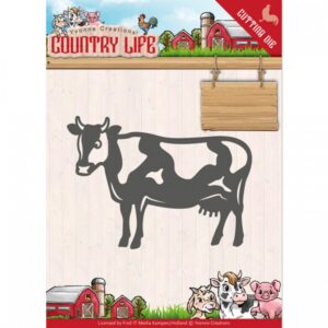 Snijmal - Yvonne Creations - Country Life - Cow - YCD10128