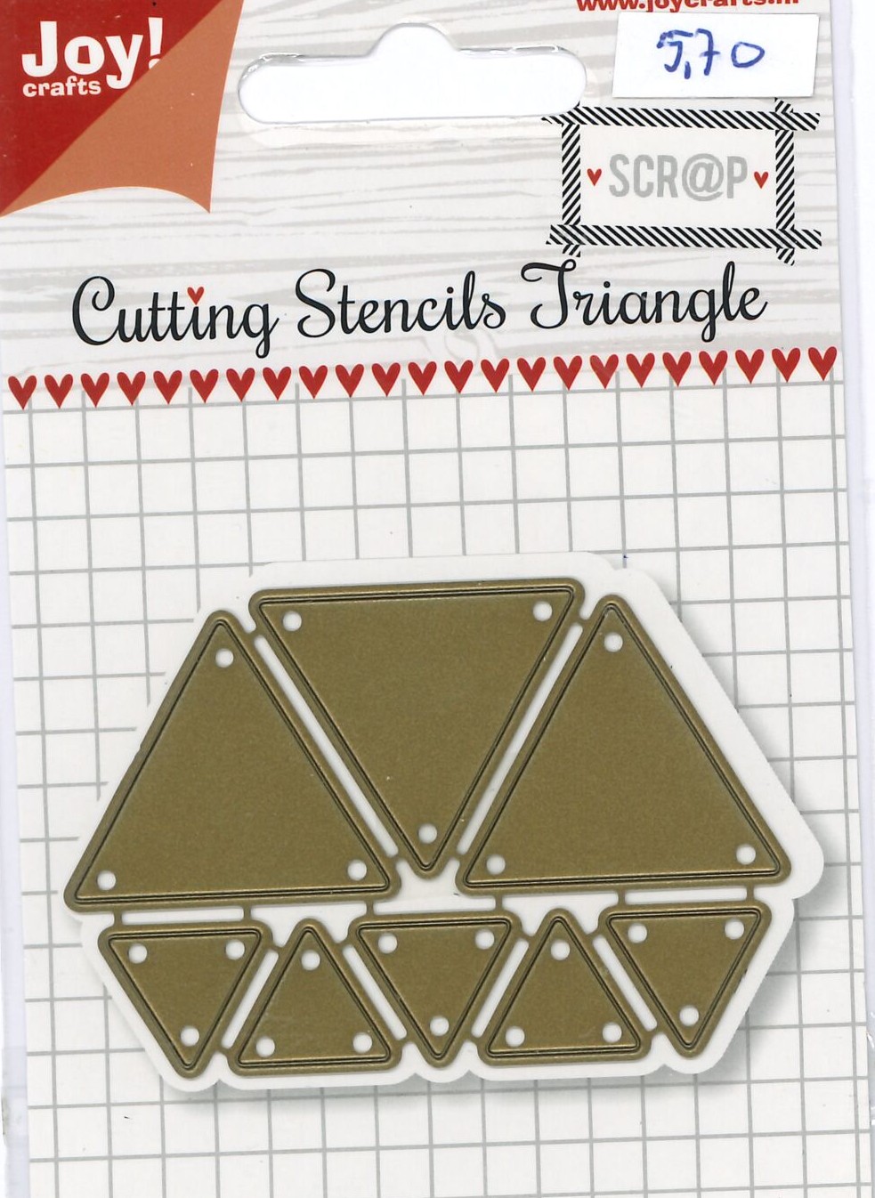 Snijmal - Joy! Crafts - Cutting Stencils Triangle - 6002/1101