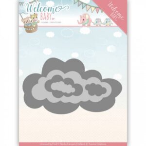 Snijmal - Yvonne Creations - Welcome Baby - Nesting Clouds - YCD10137