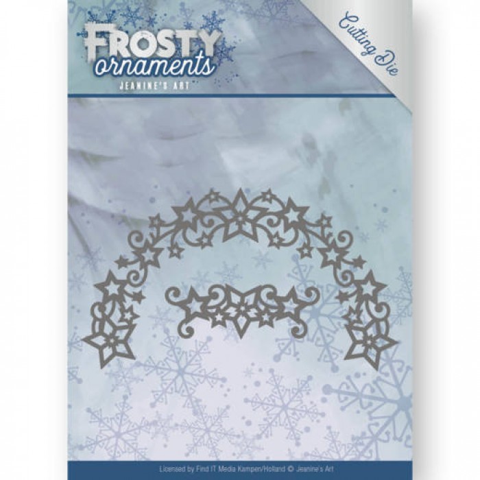 Snijmal - Jeanine's Art - Frosty Ornaments - Frosty Wreath - JAD10048