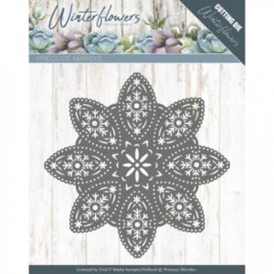 Snijmal - Precious Marieke - Winter Flowers: Floral Snowflake - PM10140