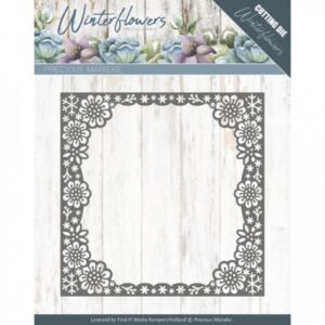 Snijmal - Precious Marieke - Winter Flowers: Snowflake Flower Frame - PM10139