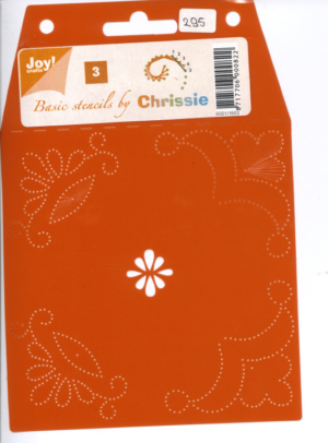 Snijmal - Joy! Crafts - Basic Stencils By Chrissie: 3 - 6001/1603