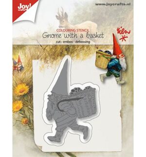 Snijmal - Joy! Crafts - Gnome with a Basket - 6002/1370