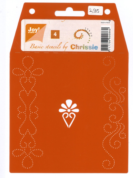 Snijmal - Joy! Crafts - Basic Stencils By Chrissie: 4 - 6001/1604