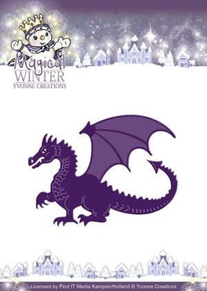 Snijmal - Yvonne Creations - Magical Winter: Dragon - YCD10045