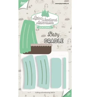 Snijmal - Joy! Crafts - Little Woodland Adventures: Baby Cradle - 6002/3134
