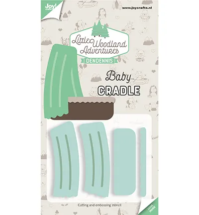 Snijmal - Joy! Crafts - Little Woodland Adventures: Baby Cradle - 6002/3134
