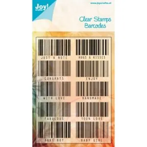 Clear Stamps - Joy! Crafts - Barcodes - 6410/0305