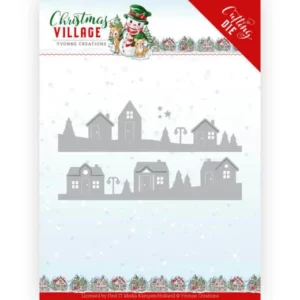 Snijmal - Yvonne Creations - Christmas Village - House scene - YCD10213