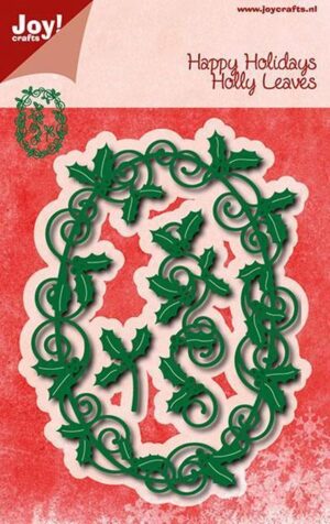 Snijmal - Joy! Crafts - Happy Holidays: Holly Leaves - 6002/0576