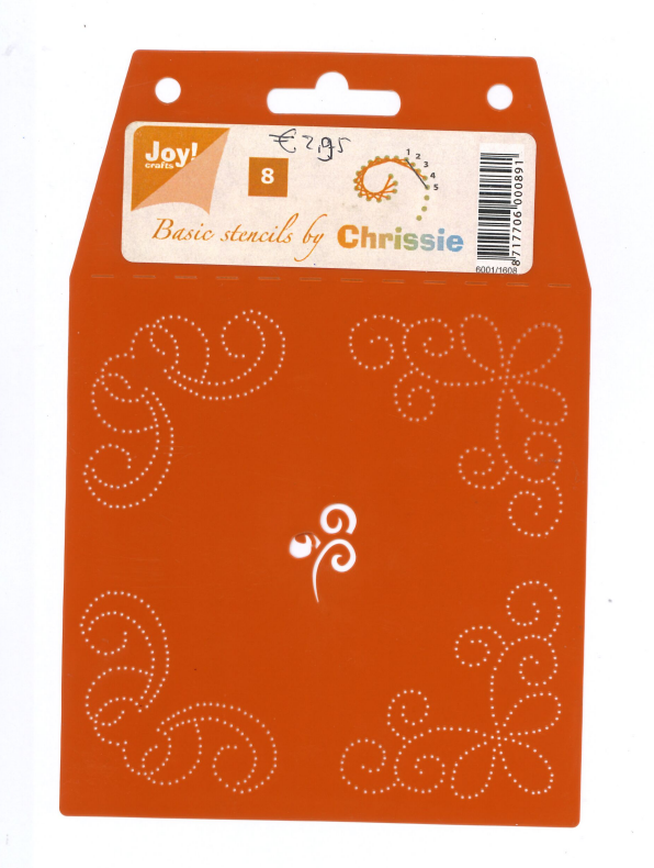 Snijmal - Joy! Crafts - Basic Stencils By Chrissie: 8 - 6001/1608