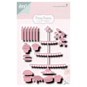 Snijmal - Joy! Crafts - Vintage Teaparty: Cupcakes - 6002/1469