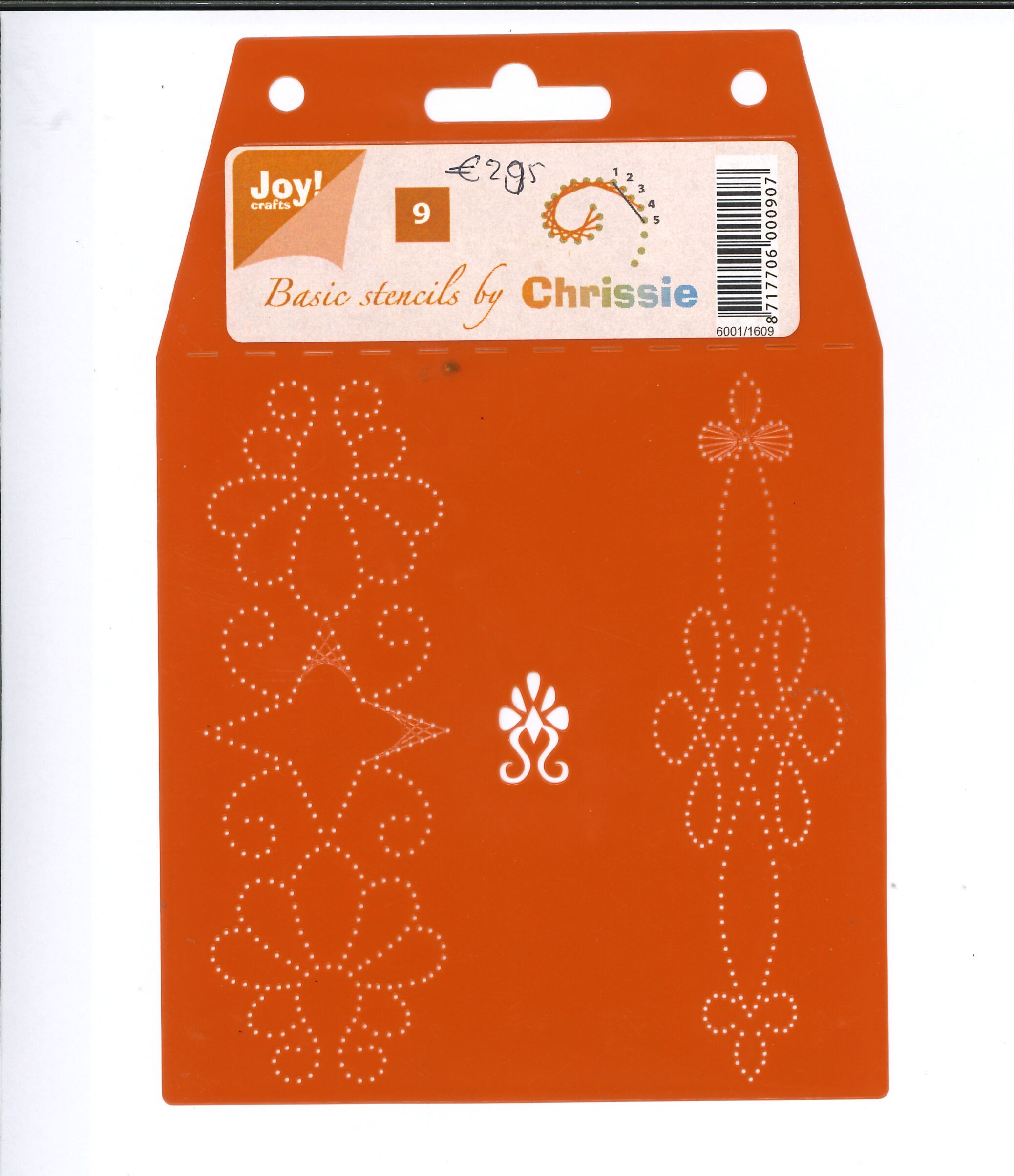 Snijmal - Joy! Crafts - Basic Stencils By Chrissie: 9 - 6001/1609