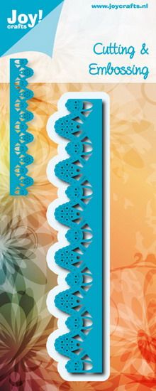 Snijmal - Joy! Crafts - Blauwe Bloemrand - 6002/0930