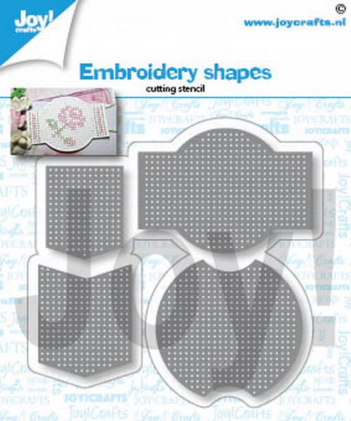 Snijmal - Joy! Crafts - Embroidery Shapes - 6002/1432
