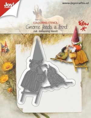 Snijmal - Joy! Crafts - Gnome feeds a Bird - 6002/1371