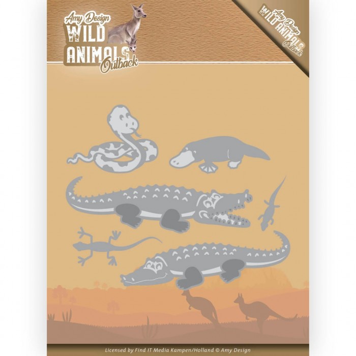 Snijmal - Amy Design - Wild Animals Outback: Crocodile - ADD10206