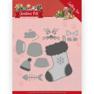 Snijmal - Amy Design - Christmas Pets: Christmas Cat - ADD10214