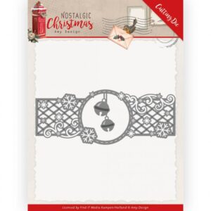 Snijmal - Amy Design - Nostalgic Christmas: Christmas Bells Border - ADD10223