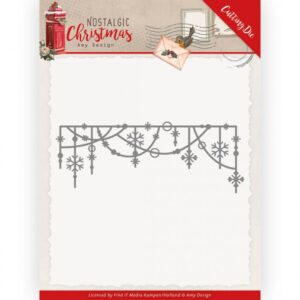 Snijmal - Amy Design - Nostalgic Christmas: Hanging Snowflakes - ADD10224