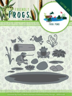 Snijmal - Amy Design - Friendly Frogs: Frog Pond - ADD10228