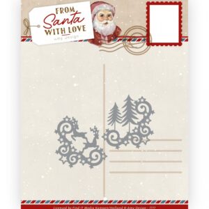 Snijmal - Amy Design - From Santa With Love: Reindeer Corners - ADD10282