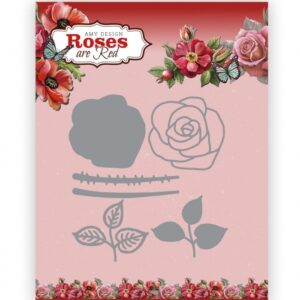 Snijmal - Amy Design - Roses Are Red: Build Up Rose - ADD10301