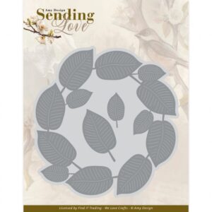 Snijmal - Amy Design - Sending Love: Leaves Frame - ADD10313
