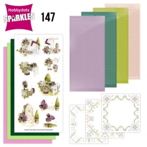 Hobbydots Sparkles Nr. 147 Flowers on a Bench