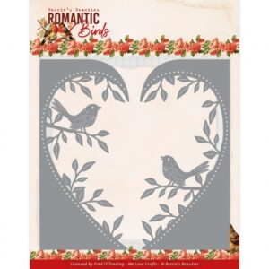 Snijmal - Berrie's Beauties - Romantic Birds - Romantic Heart - BBD10011