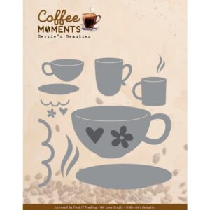 Snijmal - Berrie's Beauties - Coffee Moments: Coffee Cup - BBD10037