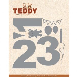 Snijmal - Berrie's Beauties - Teddy: Teddy Celebrates - BBD10042