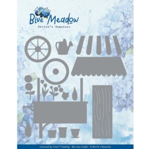 Snijmal - Berrie's Beauties - Blue Meadow: Meadow Market Cart - BBD10048