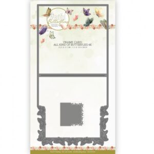 Snijmal - Precious Marieke - Beautiful Butterflies: Frame Card All Kinds of Butterflies 4K - CDCD10140