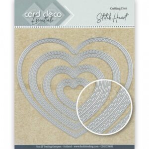 Snijmal - Card Deco Essentials - Stitch Heart - CDECD0031