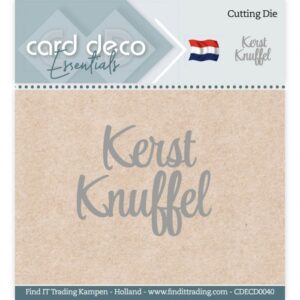 Snijmal - Card Deco Essentials - Kerst Knuffel - CDECD0040
