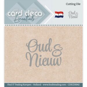 Snijmal - Card Deco Essentials - Oud & Nieuw - CDECD0042