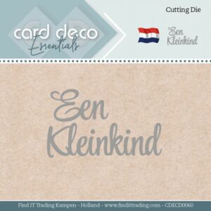 Snijmal - Card Deco Essentials - Een Kleinkind - CDECD0060