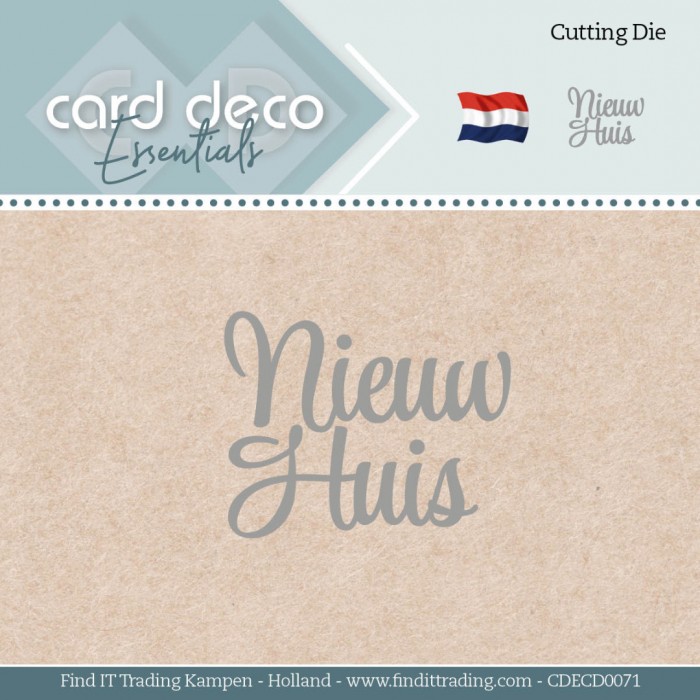 Snijmal - Card Deco Essentials - Nieuw Huis - CDECD0071