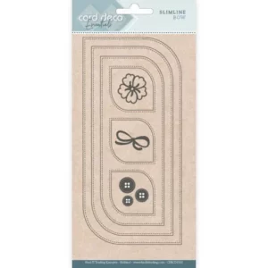 Snijmal - Card Deco Essentials - Slimline Bow - CDECD0102