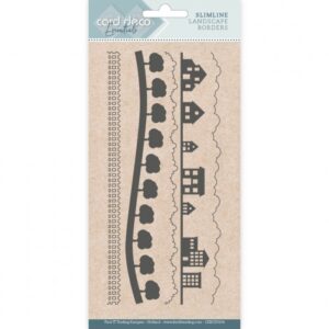Snijmal - Card Deco Essentials - Slimline Landscape Borders - CDECD0104
