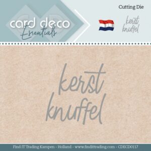 Snijmal - Card Deco Essentials - Kerst Knuffel - CDECD0117