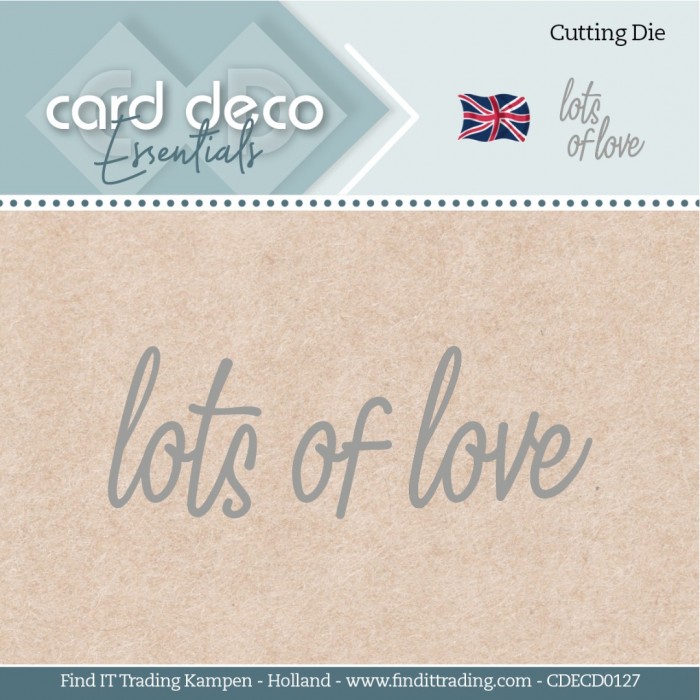 Snijmal - Card Deco Essentials - Lots of Love - CDECD0127