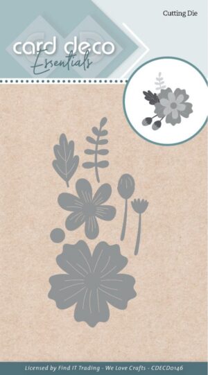 Snijmal - Card Deco Essentials - Structure Flower - CDECD0146