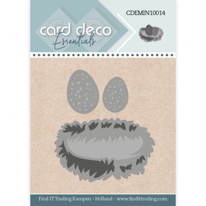 Snijmal - Card Deco Essentials - Bird's Nest - CDEMIN10014